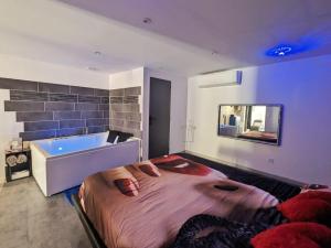 Appartements L'Evasion Secrete BY LOVE ROOM PERPIGNAN Jaccuzzi : photos des chambres