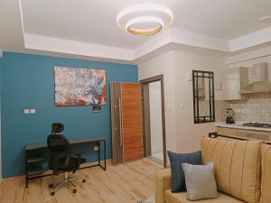 Nzuri Elite-1 bedroom with a Pool, Gym, workstation & near National Museum, JW Marriotts, Kempinski and Banks