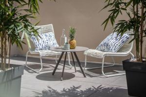 Appartements Studio Guimet avec terrasse-Oullins centre-Lyon : photos des chambres