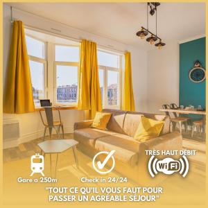 Appartements « Le Terminus » a 250m de la gare : photos des chambres