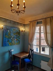 Penthouse en bleu royal