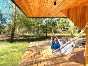 Bird Lodge for 6 guests, lakeview, sauna - Brzozie