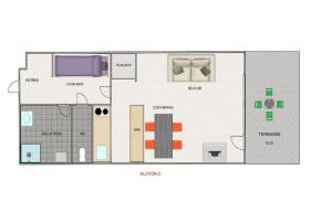 Appartement cosy avec terrasse sud - Proche centre