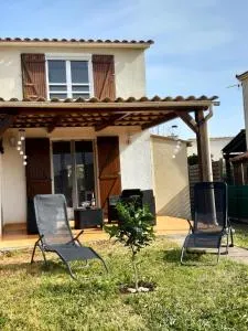 Villa, maison bord de mer climatisée - Figareto