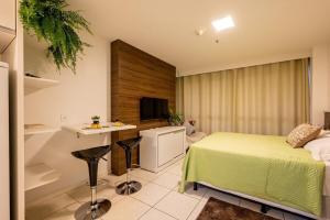 F1321 Apart hotel com wifi piscina academia