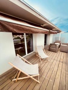 Appartements Grand studio toit terrase Ajaccio : photos des chambres