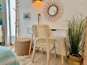 Villas Maisonnette avec terrasse et jardin-Parking prive-5mn des plages a pied : Villa 1 Chambre