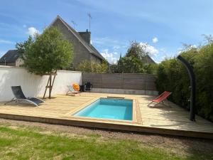 Villas Charmante maison avec piscine : photos des chambres