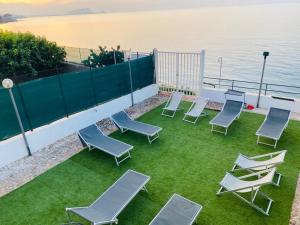 Sfondo Blu Villa sul mare