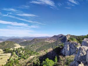 Maisons de vacances Charming holiday flat with private terrace and panoramic view, Gigondas : Maison de Vacances 1 Chambre