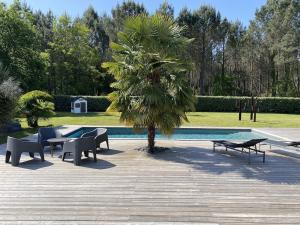 Villas Villa avec piscine chauffee proche plage Oceane : photos des chambres