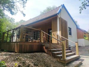 Maisons de vacances Lodge avec spa au coeur de Broceliande : photos des chambres