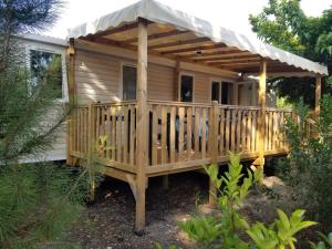 Mobile home neuf climatisé 3 chambres sur le Bassin dArcachon