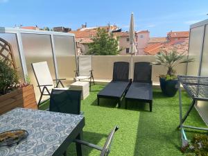 Appartements Au Coeur de Bandol T2 climatise avec terrasse et garage : photos des chambres