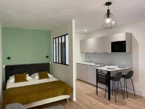 Appartements A 350m de la plage grand studio refait a neuf : photos des chambres