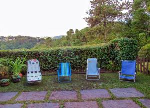 Chalé com lareira e Wi-Fi em Campos do Jordão - SP