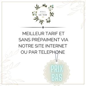 Hotels Hotel le Nid : photos des chambres