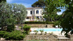 Villas Villa Rima, bottom of villa with sea view and large pool 200m from beaches : photos des chambres