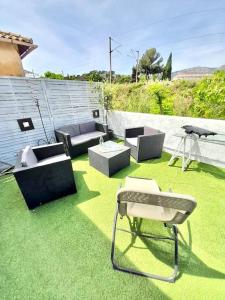 T3 haut de villa avec terrasse de 25m2