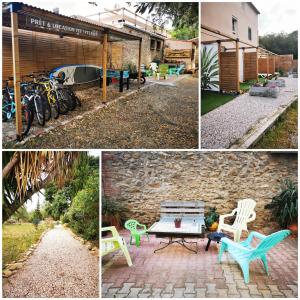 MAS PARET, Gîte "Argelès", Terrasse privative, Vue sur parc paysager