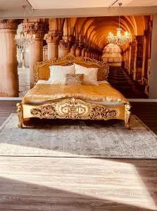 Ferienwohnung Honeymoon Deluxe Wellness mit Sauna auf Schloss Falkenhorst - Rouhling