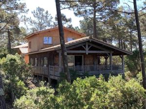 Maisons de vacances Maison bois dans la foret de Carcans-plage : photos des chambres