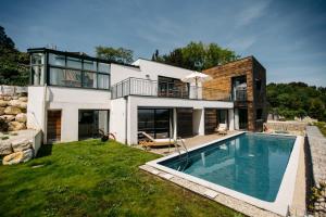 Maisons de vacances Modern Villa with contemporary views : photos des chambres