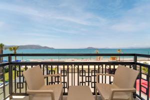 Double Room with Direct Sea View room in Uras Beach Hotel