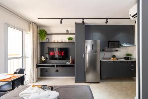 Moderno em Pinheiros c AC, Rooftop, Oscar Freire