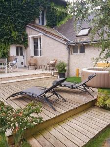 Gite de charme au bord de l Indre avec jacuzzi