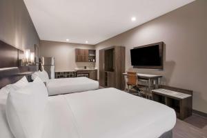 Queen Suite with Two Queen Beds and Roll-In Shower - Mobility Accessible/Kitchenette/Non-Smoking room in Best Western La Place Inn