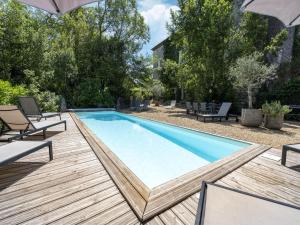 Amazing holiday home in Labeaume with private pool
