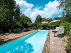 Maisons de vacances Amazing holiday home in Labeaume with private pool : photos des chambres