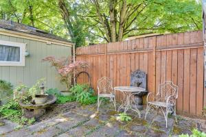 Cozy Portland Studio with Electric Fireplace