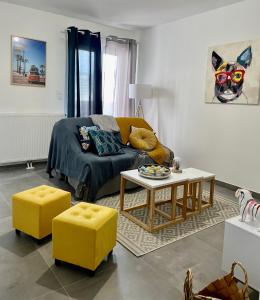 Appartements Studio Neuf a 10min Plage & Centre-Ville + Garage : photos des chambres