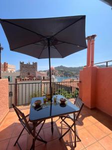 Appartements 3FAN4-Charmant appartement-Vue sur la mer et clocher de Collioure : photos des chambres