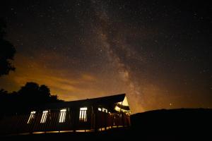 Canvas & Campfires, Luxury Safari Tent Glamping, only Seren Tent has a hot tub