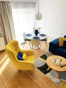 Apartamenty Lux Pogorzelica, dwupoziomowy z dwiema łazienkami i dwoma tarasami - Skalno