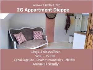 Appartements Studio 2G Dieppe : photos des chambres