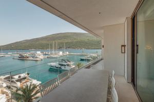 Castelnuovo Three Bedroom Apartment with  Sea  View room in Portonovi Resort