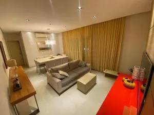 Apartamento em Santos - na Beira da Praia e Excelente Vista - Campo Grande