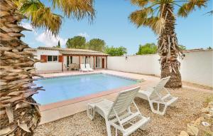 Maisons de vacances Amazing Home In Aspiran With 4 Bedrooms, Private Swimming Pool And Outdoor Swimming Pool : photos des chambres