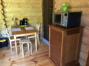 Part of house, sauna and terrace