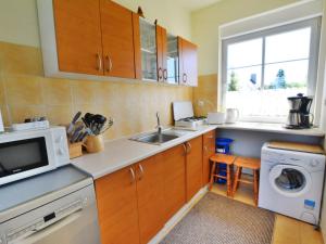 Lake house with private garden and pier