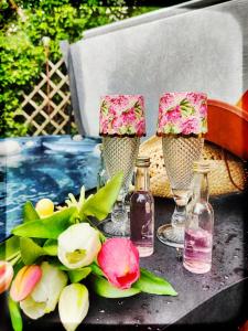 The Stable Annexe with hot tub & horses