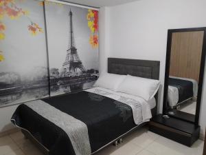 Linda habitación amplia iluminada Bogota Calle 80