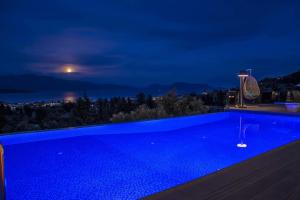 Luxurious Villa Kastro with Salt Water Swimming Pool Lefkada Greece