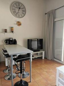 Studio mezzanine 4 personnes Linguizetta marine de Bravone Corse
