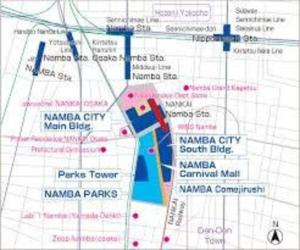 Namba Station walk 30 second難波徒歩30秒６F
