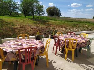 Maisons de vacances Maison de campagne avec belle vue, brasero, basket et wifi : photos des chambres